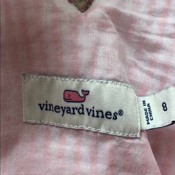 Vineyard Vines Ruffle Seersucker Top - Picture 2 of 6